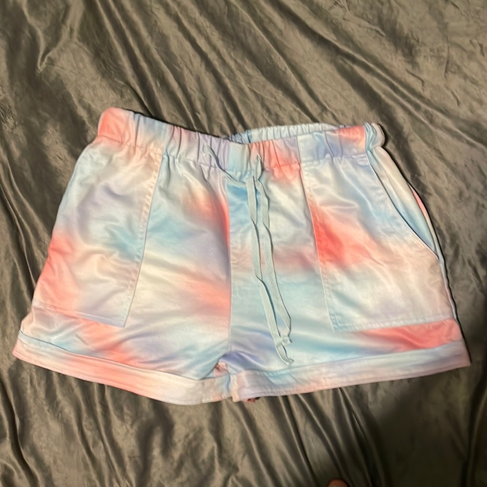 Tie dye shorts